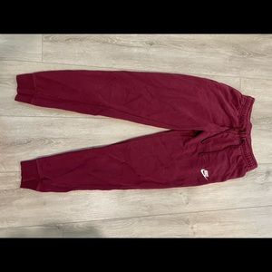Maroon Nike Joggers